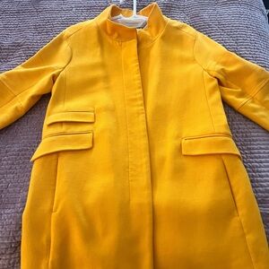 Bright Yellow Women's Coat